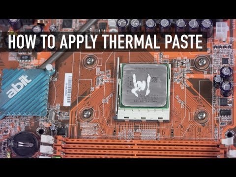 How To Apply Thermal Paste