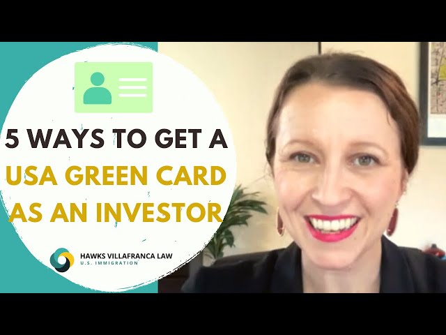 5 Ways to get a USA Investor Green Card (Business visas) 🇺🇸 🤓