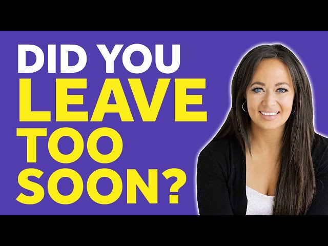 Did You Leave Too Soon? (Fearful Avoidant Attachment Style) | Reconditioning Boundaries