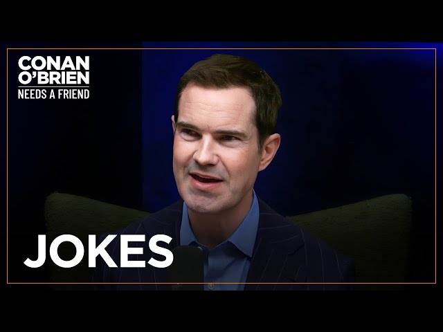 Jimmy Carr "Tries Out" New Jokes Every Night | Conan O'Brien Needs A Friend