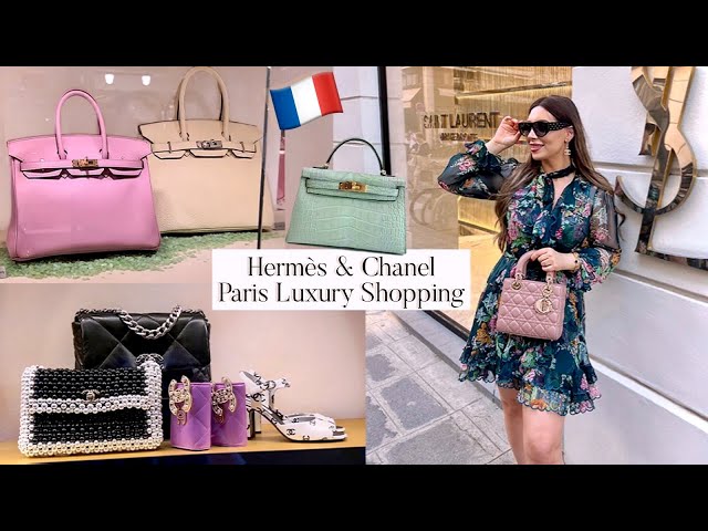 Paris Hermès Faubourg Saint-Honoré & Chanel 31 Rue Cambon Luxury Shopping-Birkin & Kelly With Prices