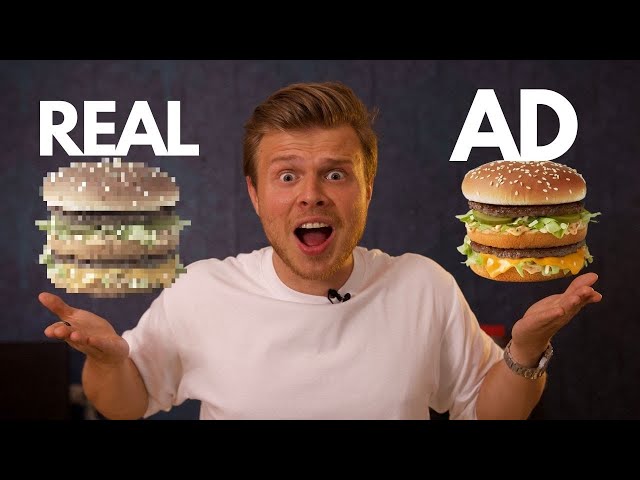 Comparing ADS to REALITY (fast food brands)