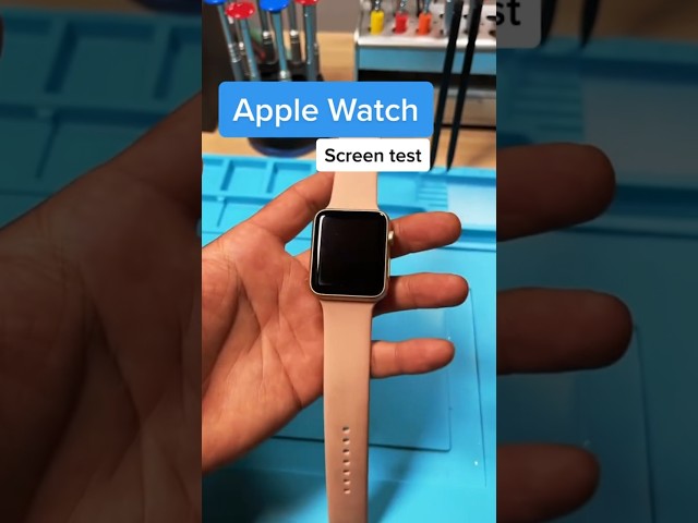 Are Apple watch screens strong? 🤔 Series 3 “break test”         #smartwatch #applewatch #breaktest