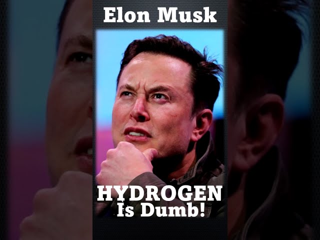 Why Hydrogen is Dumb (Elon Musk)