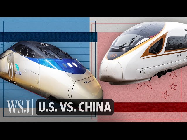 How China’s High-Speed Rail Far Outranks the U.S | WSJ U.S. vs. China