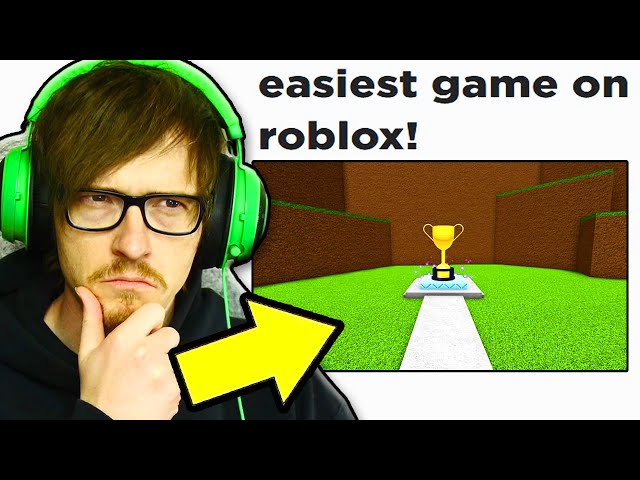 the easiest game on roblox? (i don't trust it)