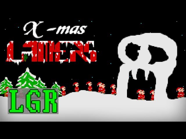 LGR - Xmas Lamers - DOS PC Game Review