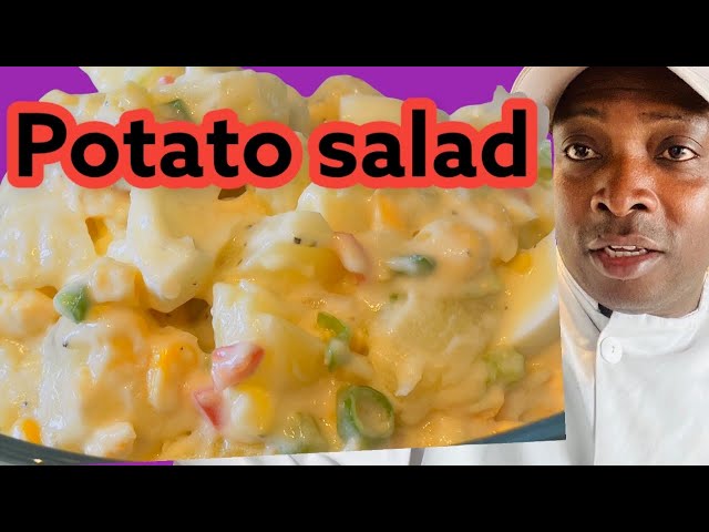 Jamaican potato salad for Christmas and Thanksgiving!