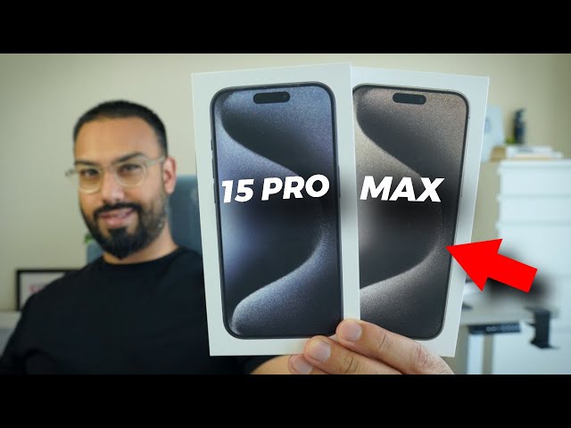 EARLY iPhone 15 Pro and 15 Pro Max UNBOXING - Natural Titanium and Blue