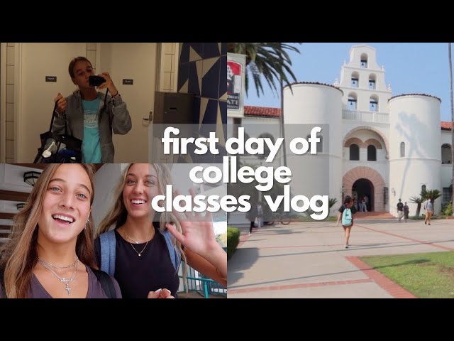 vlog: first day of college classes!! {san diego state university}