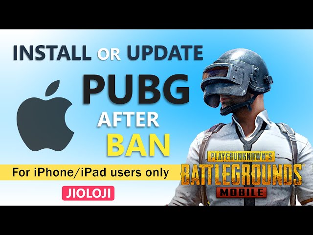 Install PUBG after Ban in iPhone or iPad | Simple trick | Apple | JIOLOJIST