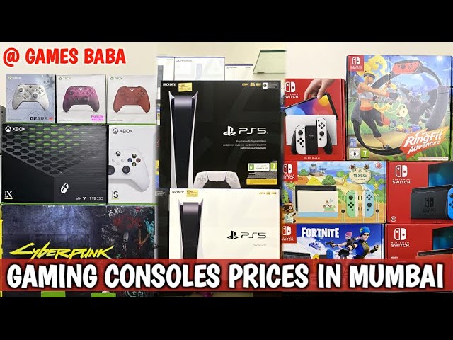 PS5 , PS4 , XBOX Prices in Mumbai | Gaming Consoles | Games Baba