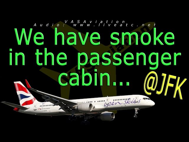 [REAL ATC] Mistral Openskies SMOKE IN CABIN returns JFK!!