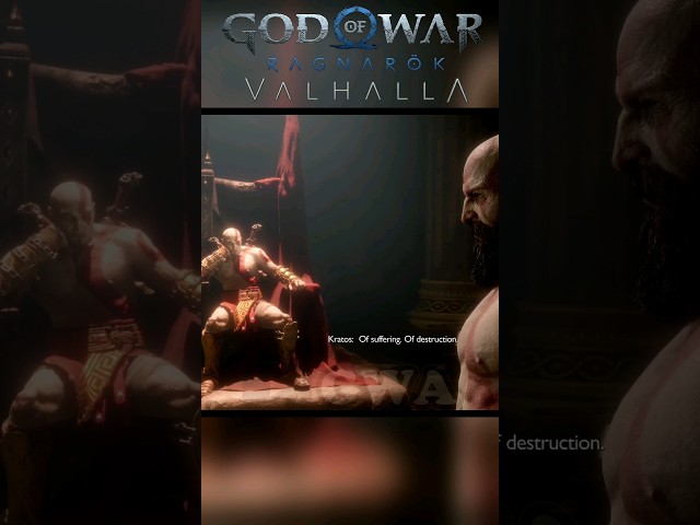 Kratos Meets The Ghost of Sparta in Valhalla... God of War Ragnarok Valhalla Ending