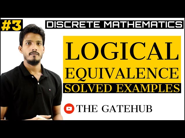 Logical Equivalence Proposition | Minimization of proposition | | Discrete Mathematics