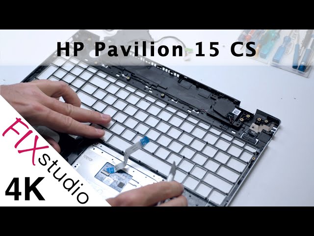 HP Pavilion 15 CS - keyboard replacement [4k]