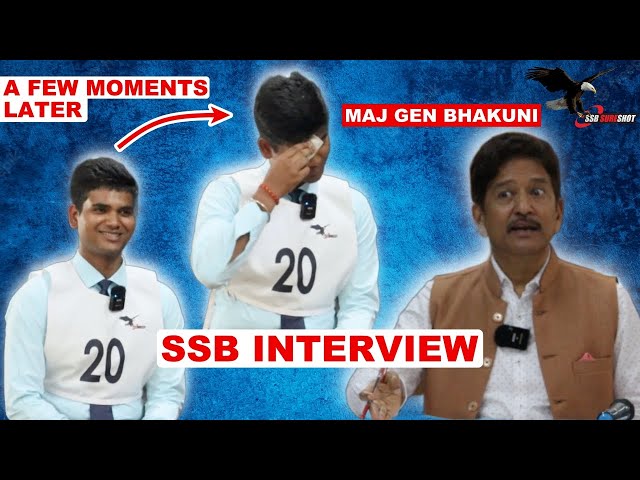 Live Unedited SSB Interview | Complete Personal Interview and Feedback by Maj Gen VPS Bhakuni