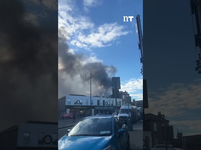At least one person injured after major fire broke out at a motorbike service centre in Rathgar