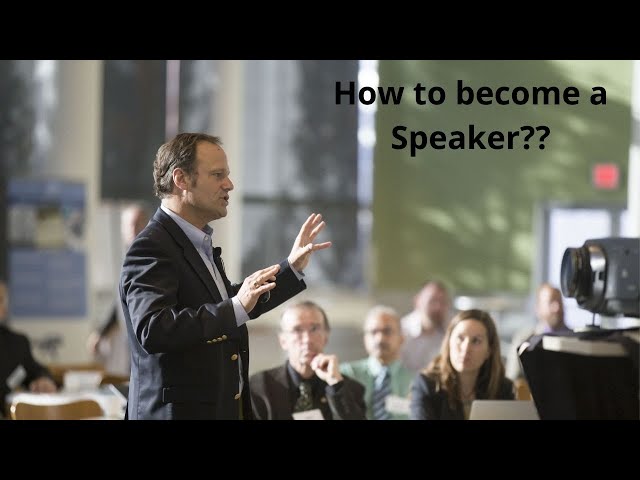 How to become a Speaker - By RamMohan Bhave