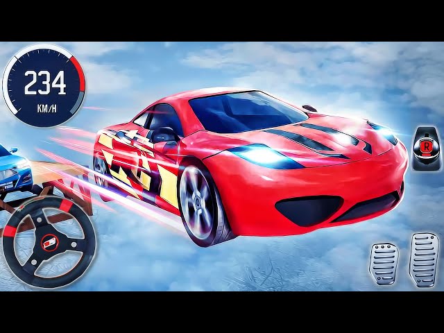 Stunt Master Car Racing Simulator 3D - GT Impossible Sport Car Mega Ramp Driving - Android GamePlay
