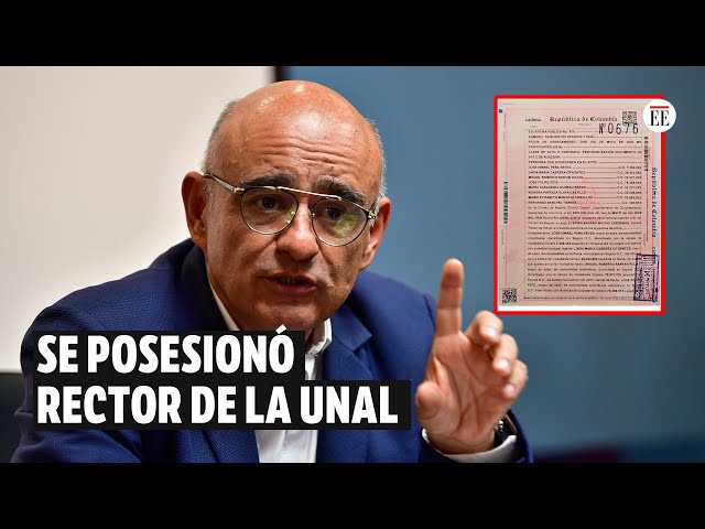 José Ismael Peña se posesionó como rector de la Unal sin el aval de Mineducación | El Espectador