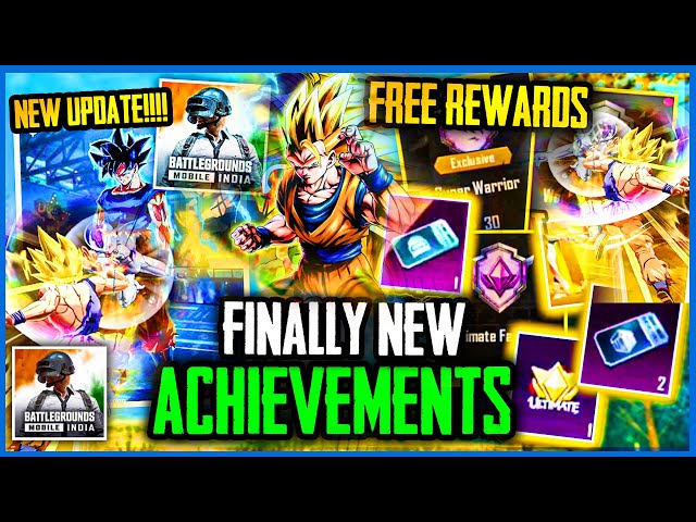 FINALLY BGMI NEW ACHIEVEMENTS AND REWARDS COMING | TOP 10 NEW FEATURES COMING BGMI 2.6/2.7 UPDATE