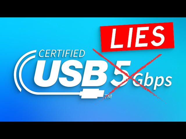 USB Speeds Are Fake (But NOT Why You Think)