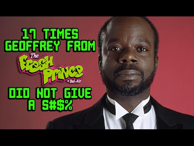 17 Times Geoffrey From "Fresh Prince of Bel Air" Did Not Give A S#$%