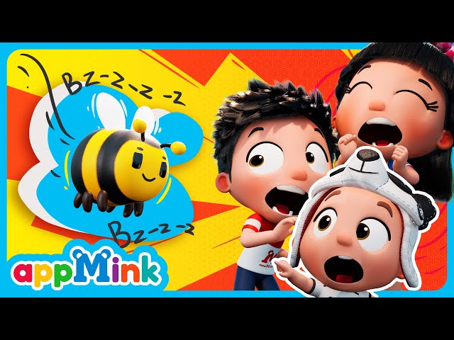 🐝🍯🌸Busy Bumble Bee Song  🌼🎶Buzzing with Nature's Harmony! 🌍 #appmink #nurseryrhymes #kidssong