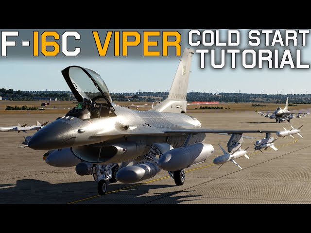 DCS F-16C Block 50 Viper Cold Start Tutorial!