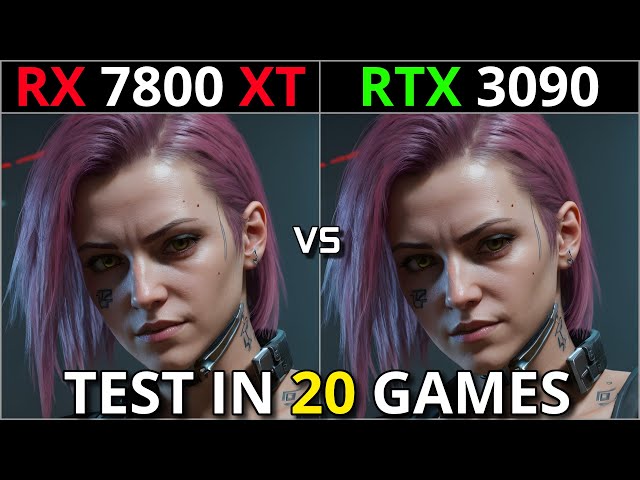 RX 7800 XT vs RTX 3090 | Test in 20 Games | 1080p - 1440p - 4K | Ray Tracing + DLSS & FSR | 2024