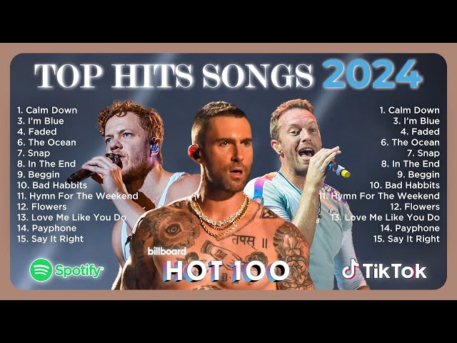 Maroon 5, Imagine Dragons, Coldplay, Alan Walker, Dua Lipa, Bruno Mars, Kygo 🔥 Summer Top Hits 2024