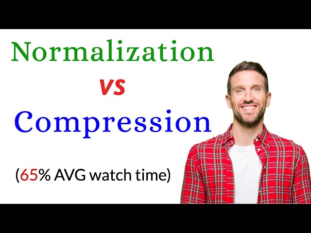 Audio Compression vs Normalization - what's the difference?
