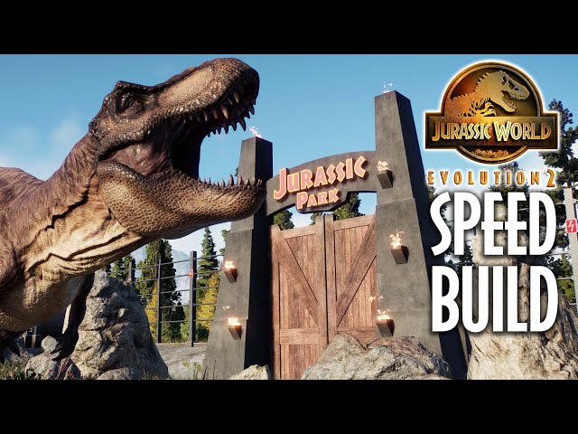 T. REX KINGDOM with FEEDING SHOW | Jurassic World Evolution 2 Exhibit Tips #2