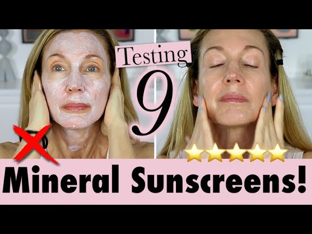Testing 9 Mineral Sunscreens for Face! Greasy? White Cast? Fragrance?