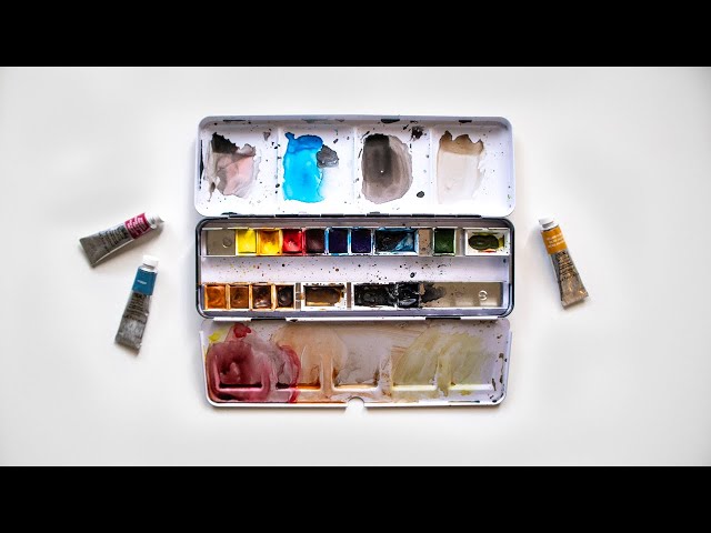 Everything I use for watercolor painting (Supply tour!)
