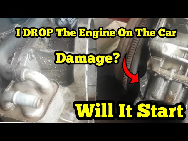 I DROP The Engine Will It Start?  Damage? I got a free car part 3