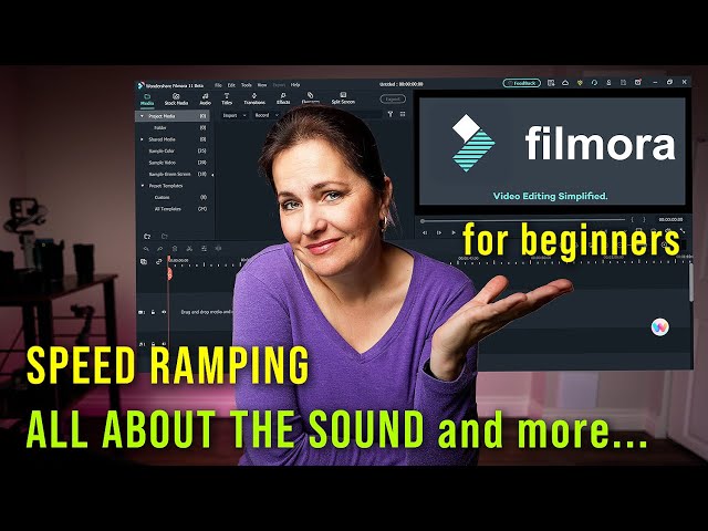 Wondershare Filmora 11 in depth tutorial for beginners | Speed Ramping & All Audio Controls