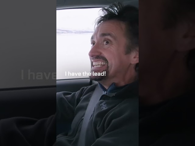 Richard Hammond Drives 80 Miles An Hour Towing A Skier ⛷ #Shorts
