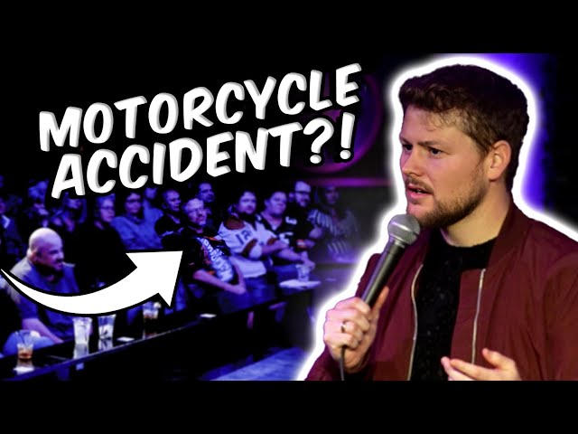Comedian Trauma Bonds With Motorcyclist's Injury