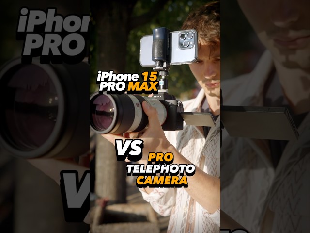 🔭 iPhone 15 Pro Max 5x Zoom Test vs Pro Zoom Lens!