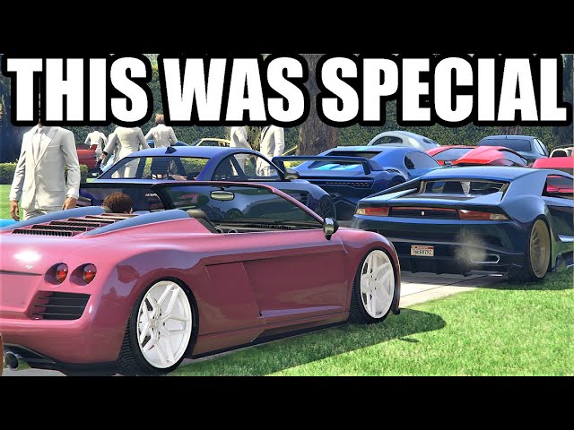 THIS CAR MEET WAS SPECIAL - Flush Family 5th Year Anniversary - GTA Online