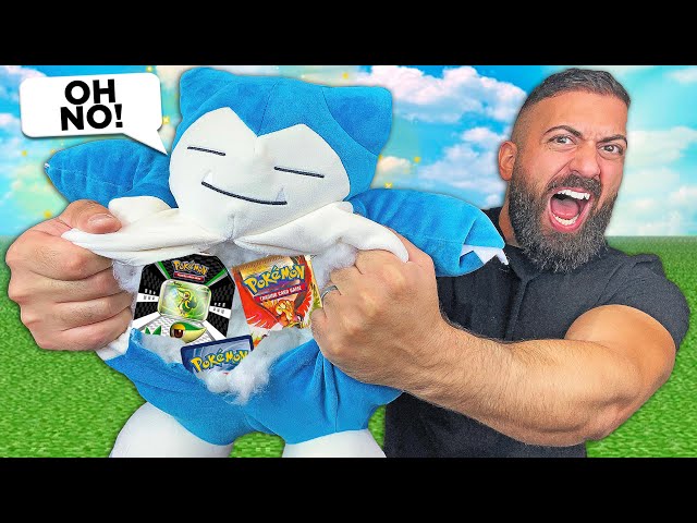 I Found Hidden $2,000 Pokemon Cards Stuffed In Snorlax's Belly!