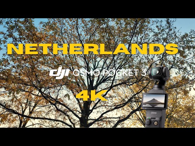 DJI Osmo Pocket 3 | Low light | Autumn in Netherlands | 4K