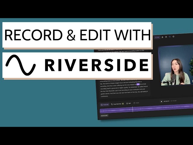 2024 Riverside.fm Tutorial for Beginners | Remote Recording, Text-Based Editing, AI Transcription
