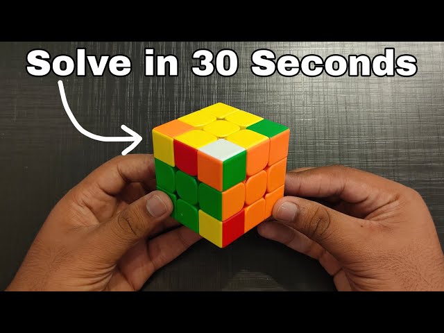 How To Solve 3x3 Rubik's Cube in 30 Seconds "Hindi Urdu"