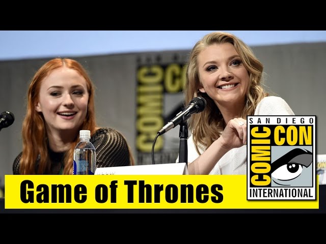 Game of Thrones | Comic Con 2015 Full Panel (Carice Van Houten, Conleth Hill, Maisie Williams)