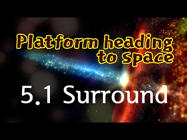 5.1 surround, "Platform Heading to Space" new age music with cosmic sensibility. Multi 3D sound.