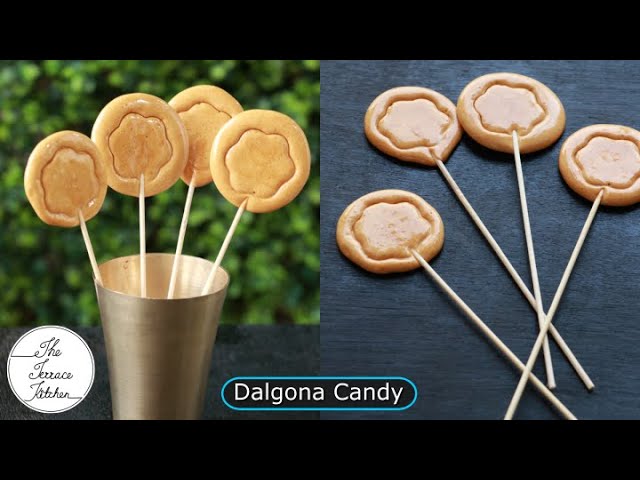 2 Ingredients Dalgona Lollipop for Lockdown | SQUID GAME Candy | Korean Dalgona Candy Recipe