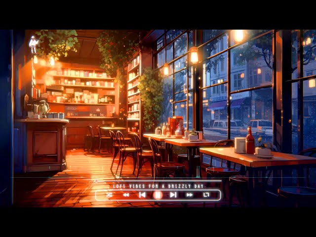 Chill coffee shop ambiance - Positive feelings and energy ~ Evening music for winding down